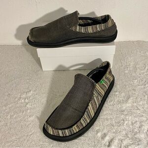 Sanuk Funk Shway Sidewalk Surfer Slip On Loafers Men’s Size 13